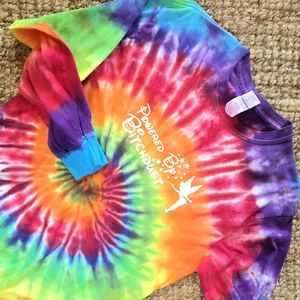Cannabis custom tie-dye lomg sleeve t shirt